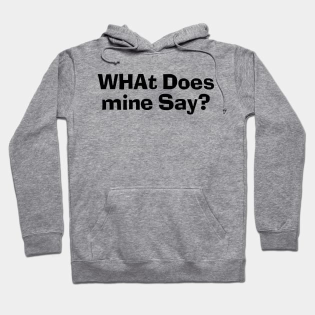 What does mine say? Sweet! Hoodie by fandemonium